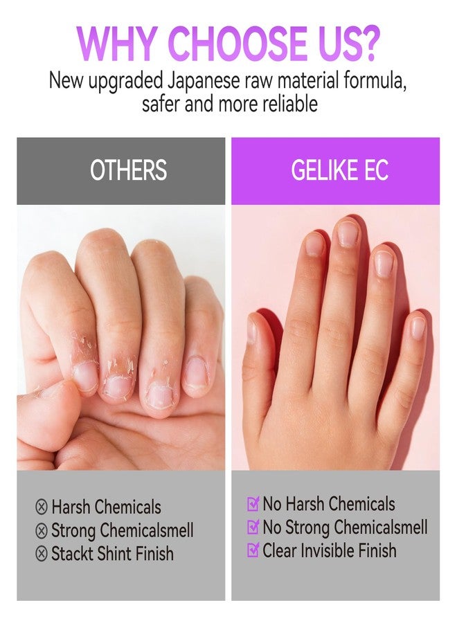 Gelike ec Stop Kids Nail Biting: Strong Extra Bitter Polish for Children - Safe Non Toxic Japanese Vegan Organic Formula to Stop Nail Biting & Thumb Sucking - Long Lasting Clear Treatment - Image 5