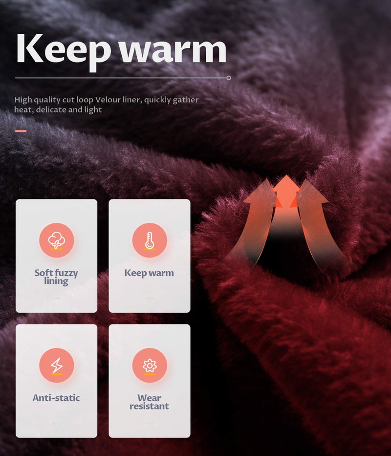 CREATMO US Womens Waterproof Ski Jacket Winter Coat Hiking Pink Printed X-Large - Image 3