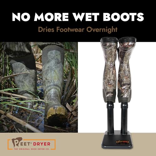PEET Original XL Boot Dryer for Tall Boots - Electric Shoe Dryer for Hunting Boots, Knee-High Boots & Outdoor Gear - Always-On, Silent, No Extensions Needed - 25 Year Warranty, Made in USA - Image 2