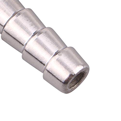 DERNORD Stainless Steel 1/4" Hose Barb x 3/8" NPT Male - Home Brew Pipe Fitting Pack of 2 - Image 5