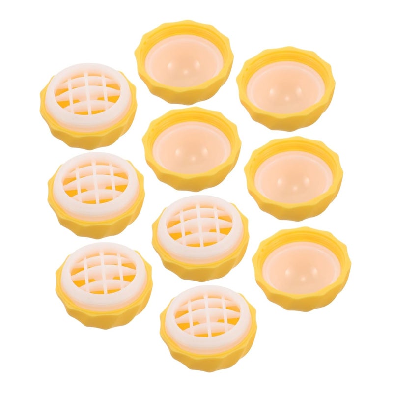 5pcs Refillable Lip Balm Tubes Yellow Lip Gloss Containers for Lipstick Portable and Convenient for Events and Daily Use - Image 1