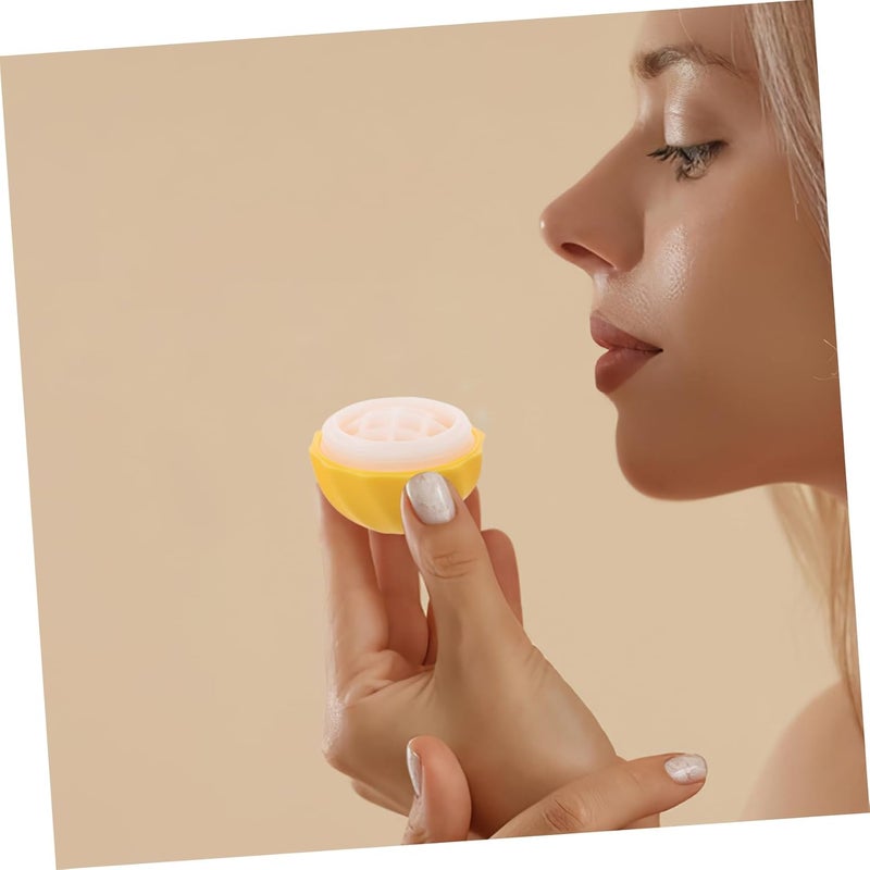 5pcs Refillable Lip Balm Tubes Yellow Lip Gloss Containers for Lipstick Portable and Convenient for Events and Daily Use - Image 4