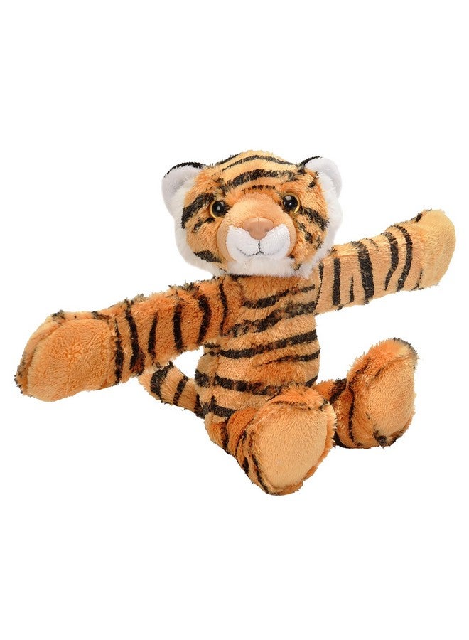 Wild Republic Huggers, Tiger Plush Toy, Slap Bracelet, Stuffed Animal, Kids, 8 inches - Image 1