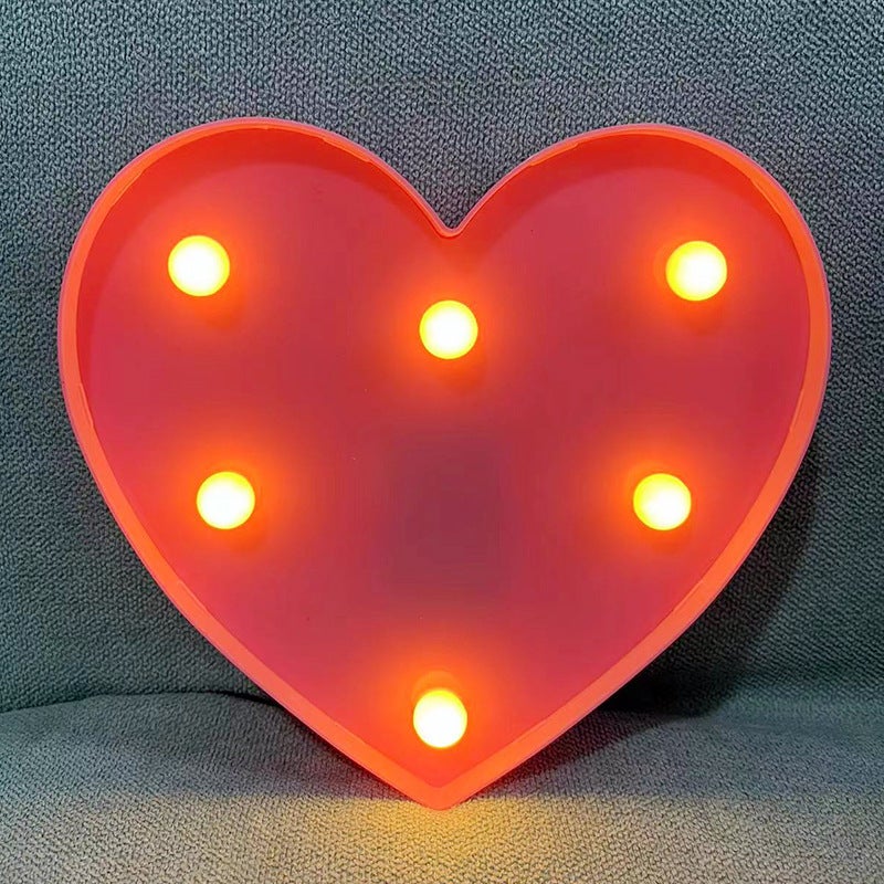 Marry Me Led Letter Light English Numbers Happy Birthday Light Party Expression Atmosphere Scene Layout Modeling - Image 1