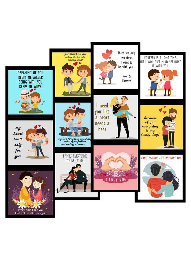 exciting Lives - Love Messages Popup Romantic Gift Box - Gift for Birthday, Anniversary - for Girlfriend, Boyfriend, Husband, Wife, Friend - 8 x 8 x 2.5 cm - Image 2