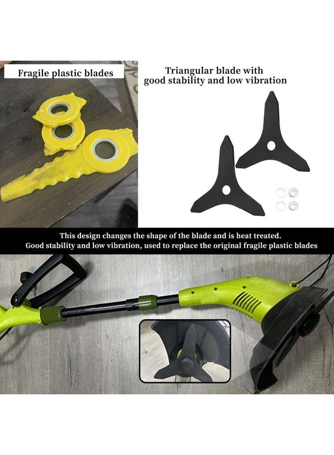 DECKMAN Update SB601RB Replacement Trimmer Blade, Compatible with Snow Joe SB600E, SB601E & SB602E Electric Trimmer/Edger, for Sun Joe 11.5-Inch 4.5-Amp Electric Trimmer/Edger With installation Instructions - Image 3