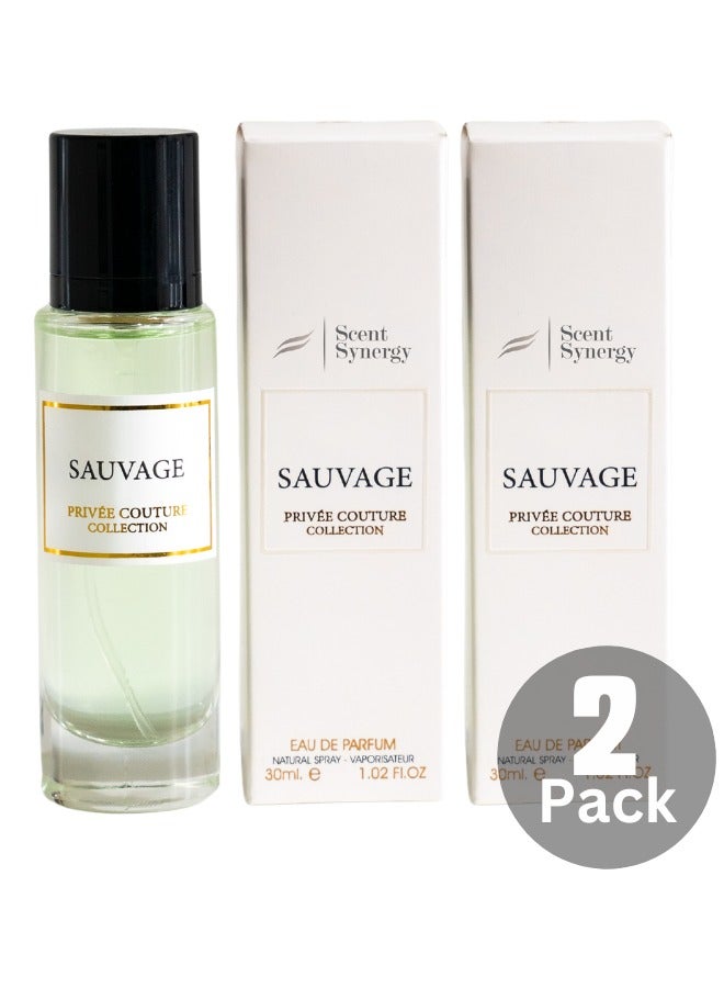 تآزر الرائحة عبوة من عبوتين عطر سوفاج طويل الأمد 30 مل - Image 1