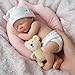 Mire & Mire Mire  Mire 12 Reborn Baby DollsNewborn Baby Doll Real Full Body Silicone Baby Dolls Not Vinyl Dolls  19 - Image 2
