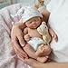 Mire & Mire Mire  Mire 12 Reborn Baby DollsNewborn Baby Doll Real Full Body Silicone Baby Dolls Not Vinyl Dolls  19 - Image 4