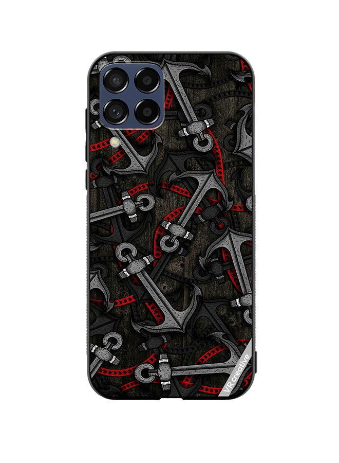 VR CREATIVE Protective Case Cover For Samsung Galaxy M33 Anchor Leggings Design Multicolour - Image 1