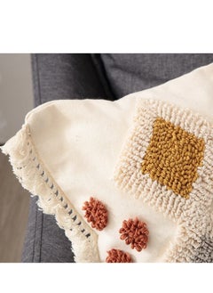 Y&D New Design Boho Style Tufted Geometric Pattern Cushion Cover With Tassels Home Decor Super Soft Woven Tufted Pillow Cases 30*50cm  - Image 2