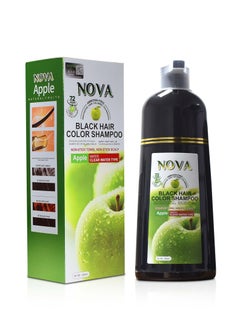 NOVA Apple hair color shampoo natural black 400 ml  - Image 1