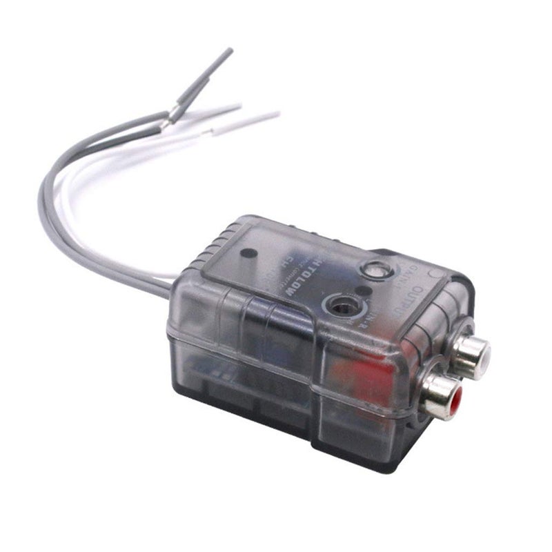 Car Stereo Speaker to Low Level Line Output Converter Adapter Wiring Adjustable - Image 1