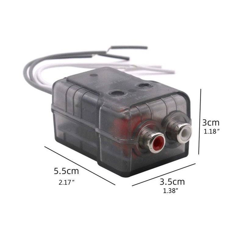 Car Stereo Speaker to Low Level Line Output Converter Adapter Wiring Adjustable - Image 3