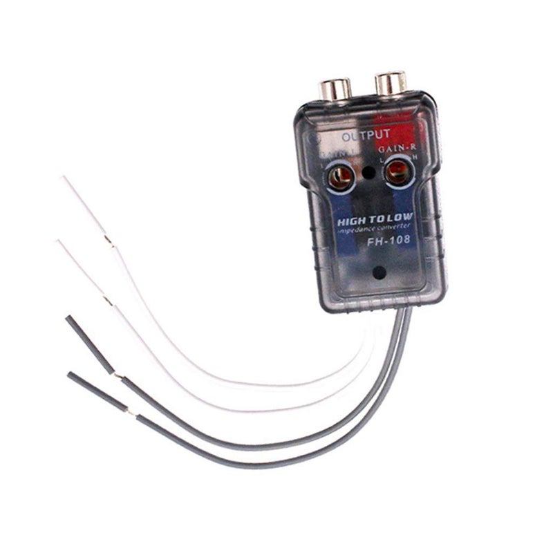 Car Stereo Speaker to Low Level Line Output Converter Adapter Wiring Adjustable - Image 4