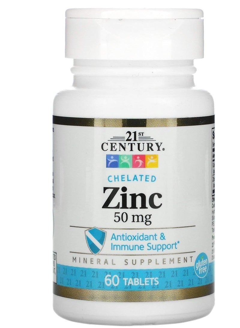 القرن الحادي والعشرين، الزنك، مخلب، 50 ملغ، 60 قرصًا