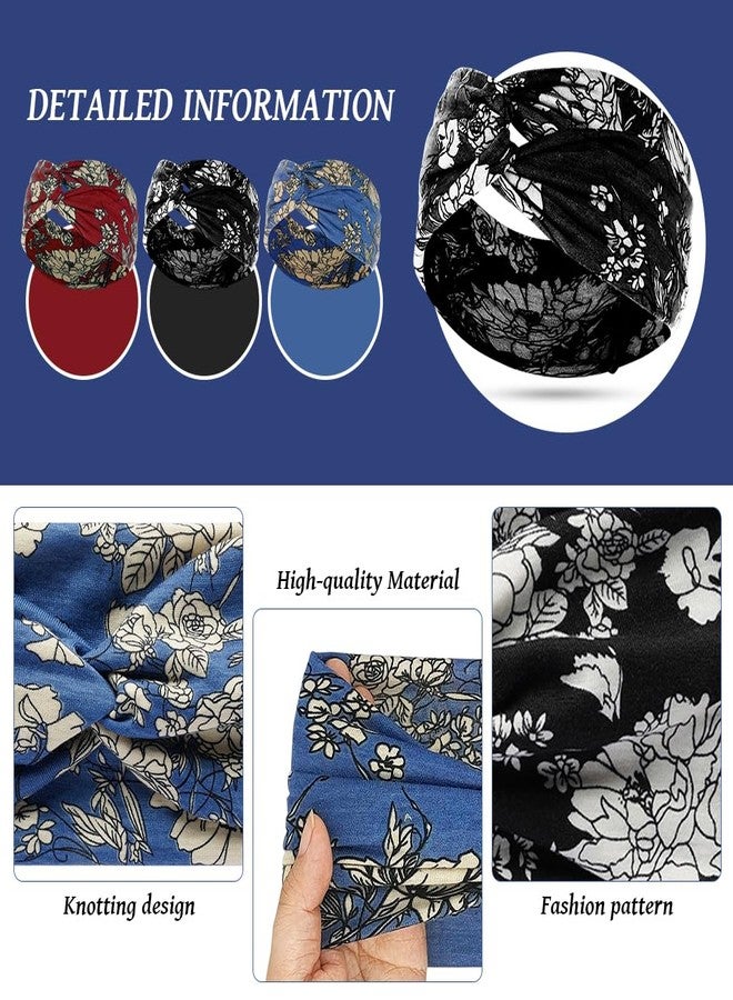 MAYCREATE® Headband for Women, Elastic Hair Bands for Women, Fashion Head Bands for Women Hair Bands, Adjustable Wide Sweat Sports Headbands for Daily, Makeup, Yoga, Fitness (Multi G) - Image 3