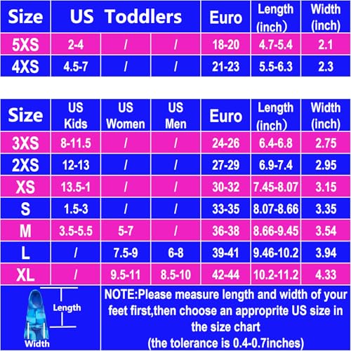 Gugmoy Kids Swim Fins,Comfortable Silicone Flippers for Swimming and Diving,Size Suitable Beginners Kids Girls Boys Adults (Small, Oceanblue) - Image 4
