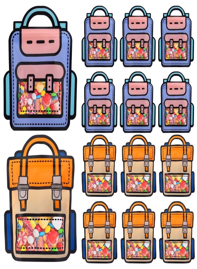 EONSUI 30PCS Plastic Goodie Bags with Handles for Birthday, Party, Wedding, Reusable Bulk Gift Wrapper for Candy, Snacks, Chocolate,Sandwich - Image 1