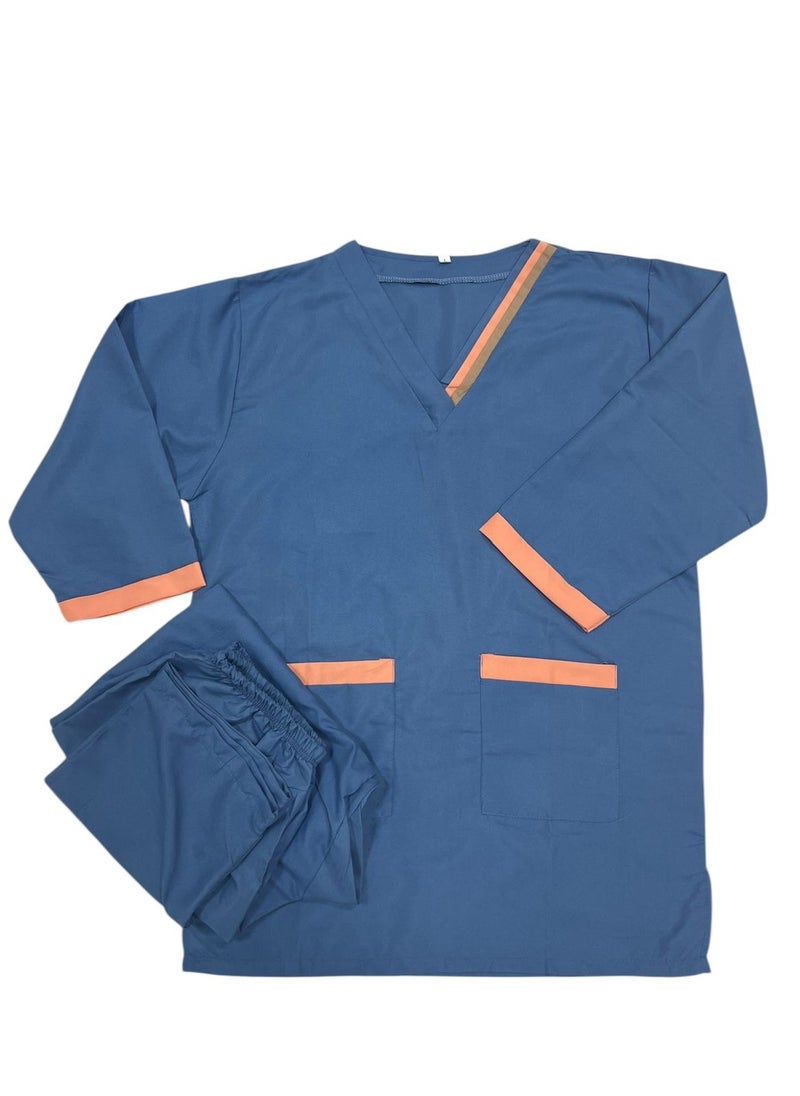 1home - Housemaid Uniform Maid & Nanny Scrub Suit 2 piece set - Image 1