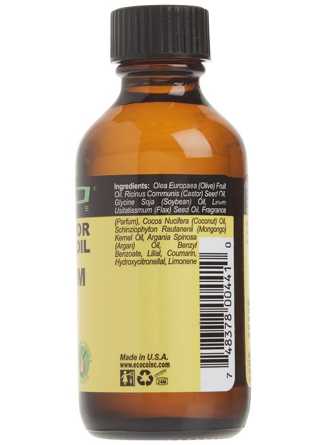 Eco Style Black Castor And Flaxseed Maximum Hair Growth Oil 2 Ounce4410 - Image 2