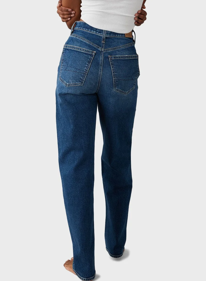 امريكان ايجل High Waist  Stright Jeans