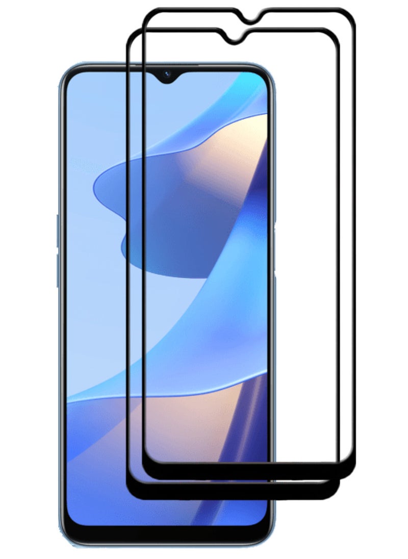 ACLIX 3 Pieces Antistatic ESD Dustproof Premium Quality High Definition Tempered Glass Screen Protector Designed For Oppo A16 - Image 1