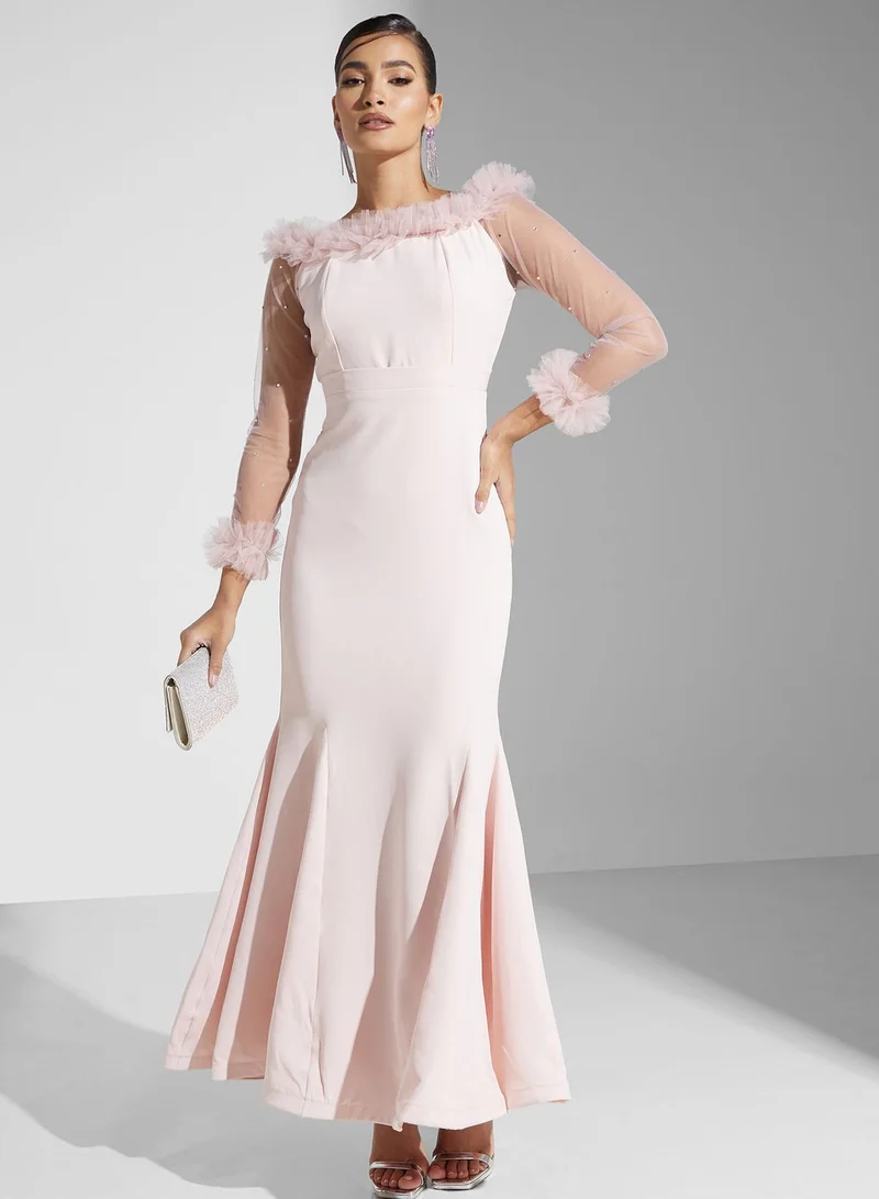 Golden Apple Bardot Knitted Dress