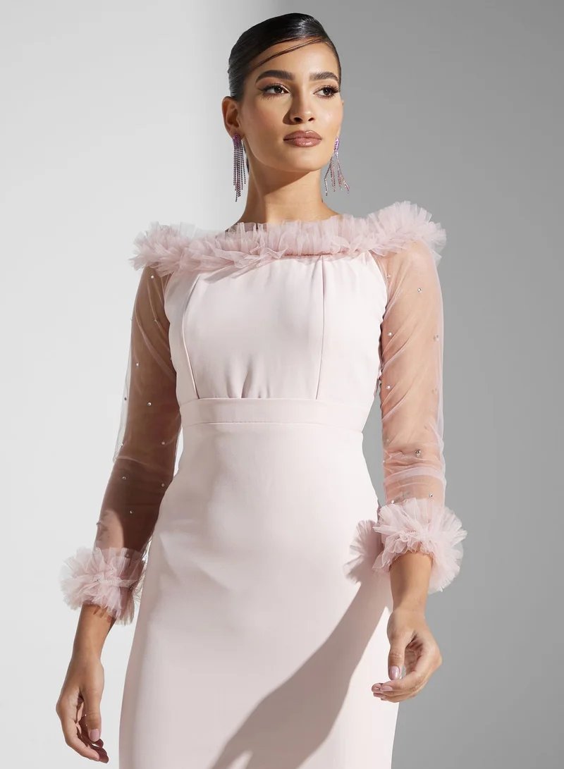 Golden Apple Bardot Knitted Dress