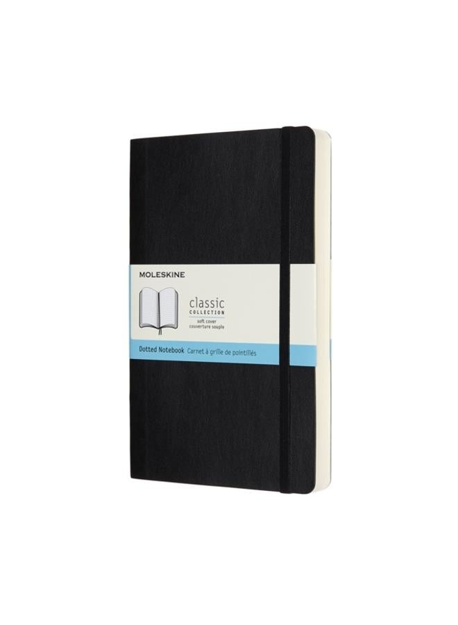 Moleskine Expanded Large Dotted Softcover Notebook : Black