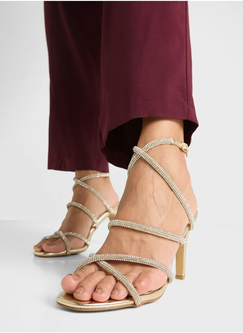 ELLA Strappy Stiletto Heel Sandal
