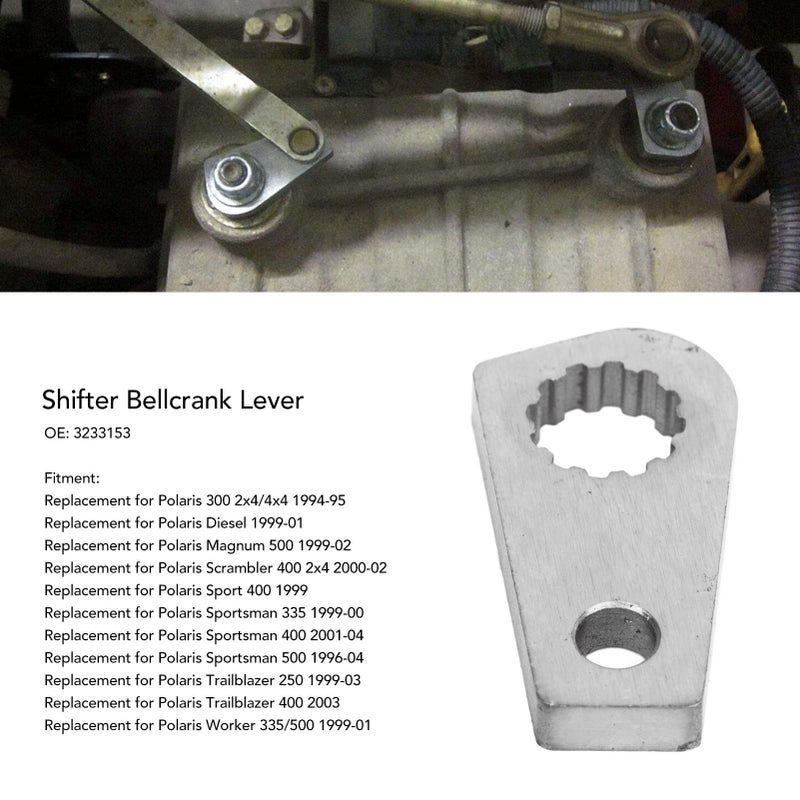 High Hardness Steel Shifter Bellcrank Lever Replacement for Polaris Sportsman Scrambler - Image 3