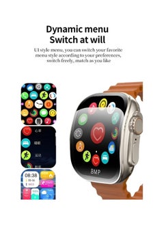 Wearfit Pro X10 Ultra3 Series 8 (2024) Smart Watch Curved IPS display NFC Bluetooth V5 Call Waterproof IP67 Wireless Charger  - Image 3