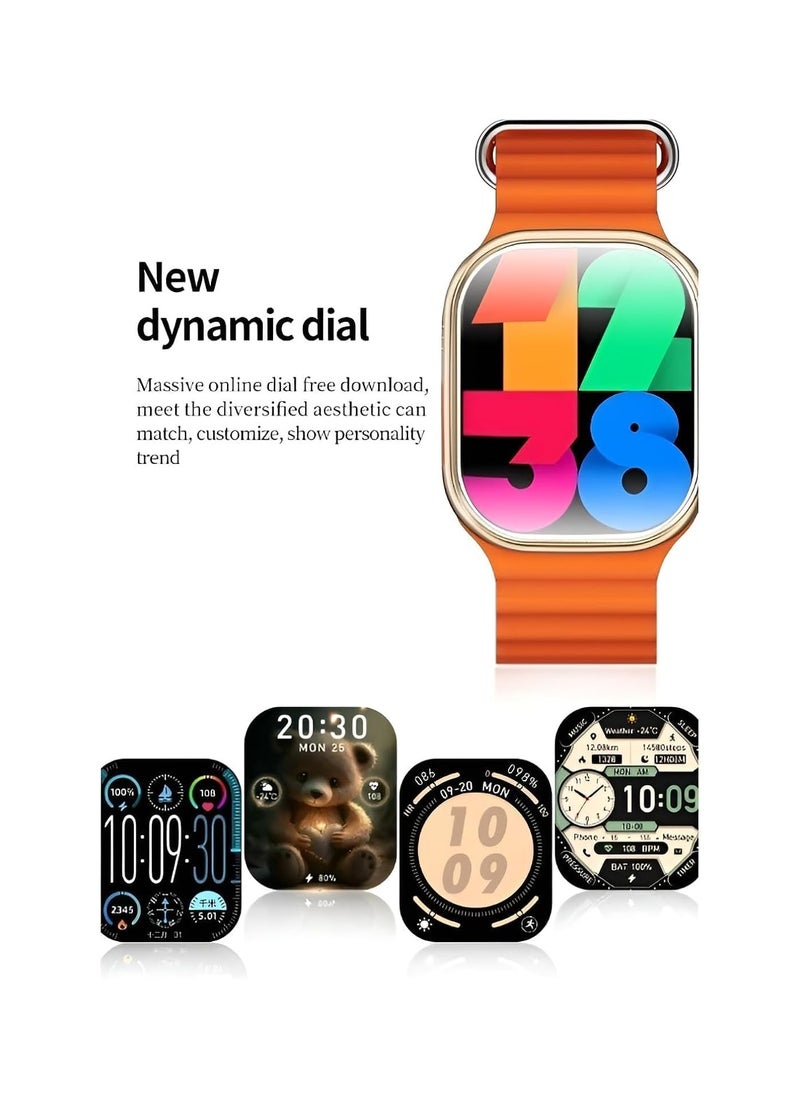Wearfit Pro - X10 Ultra3 Series 8 (2024) Smart Watch Curved IPS display NFC Bluetooth V5 Call Waterproof IP67 Wireless Charger - Image 1