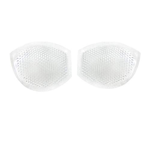 NaRaMax 1Pair Perforated Bra Swimwear Push up Pads Insert Pad Honeycomb Silicone Bra Inserts Semi-Adhesive Breast Enhancer Push Up Booster Pads for Increase Your Cup Size - Image 1