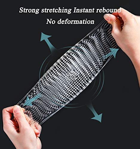 NaRaMax 1Pair Perforated Bra Swimwear Push up Pads Insert Pad Honeycomb Silicone Bra Inserts Semi-Adhesive Breast Enhancer Push Up Booster Pads for Increase Your Cup Size - Image 5