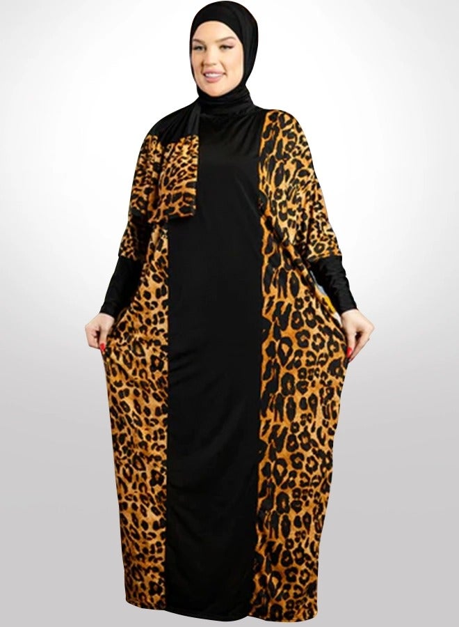زمرد ثوب صلاة چيرسيه سعودي عملي مع غطاء الرأس من زمرد فاشون  - Image 1