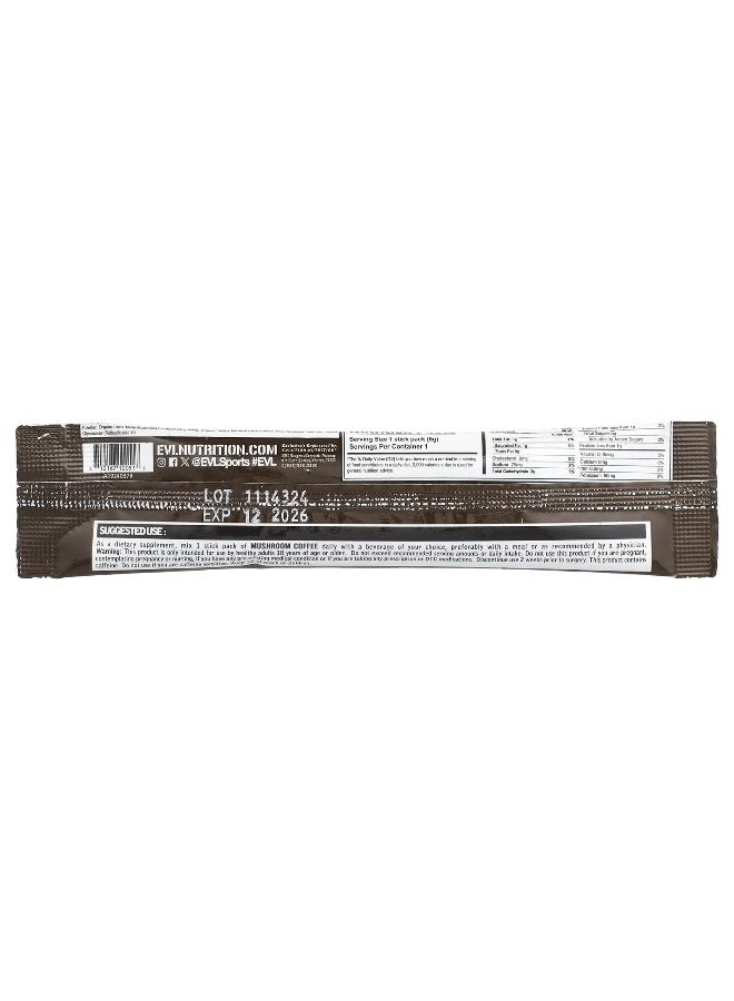 EVLUTION NUTRITION EVLution Nutrition, Mushroom Coffee, Iced Coffee, 0.21 oz (6 g)  - Image 2