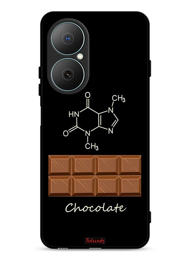 Tolwak Huawei Nova Y73 Protective Case Cover Chocolate