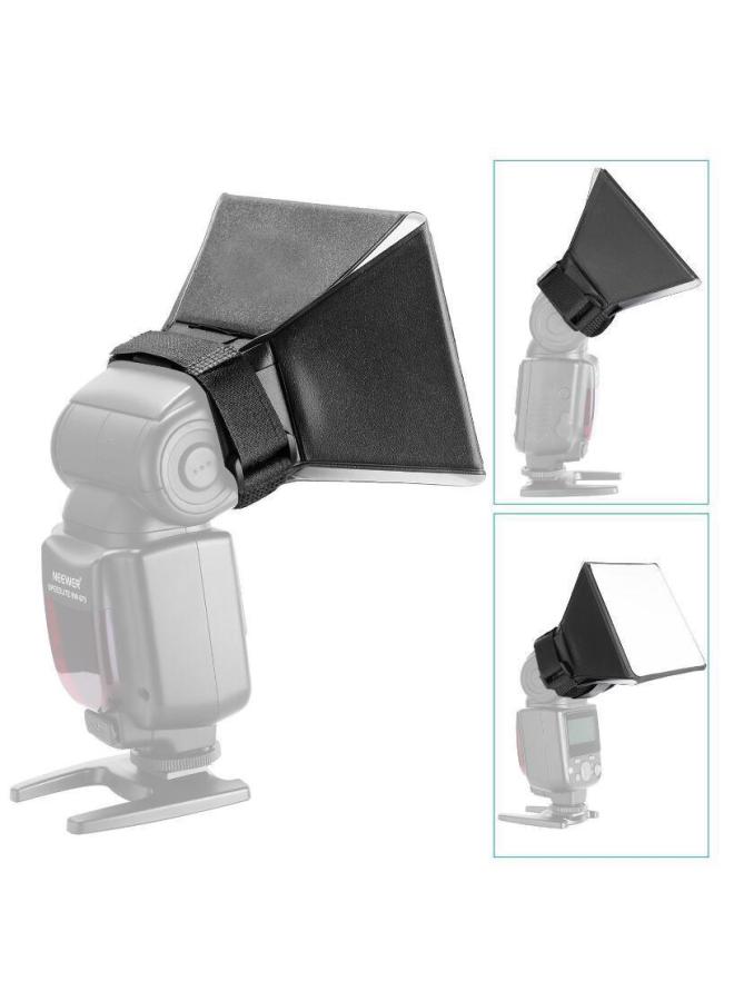 Generic SLR Camera Universal Outer Flash Cover Fill Light Portable Mini Soft Light Box Top Flash Light Cover-Body Color:Small Cloth Cover (one)  - Image 3