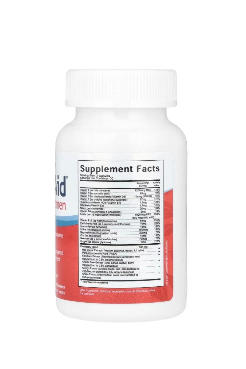 فايرهايفن هيلث فيرتيل ايد للنساء 90 كبسولة - Image 2