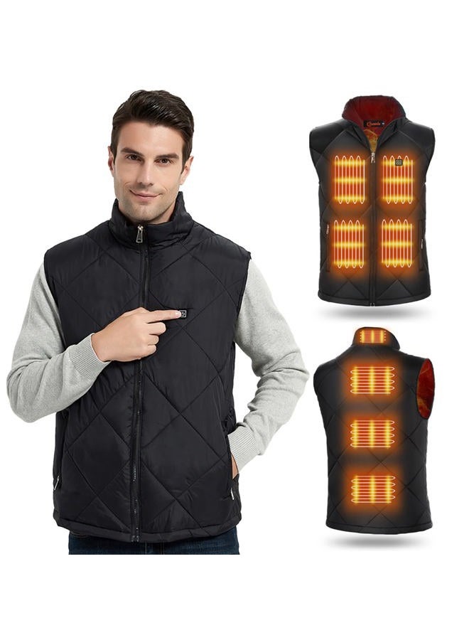 FERNIDA Heated Vest, 8 Heating Zones, Heating Vest for Men Women, Heated Warm Cold-Proof Electric Vest (Battery Not Included), XX-Large - Image 1