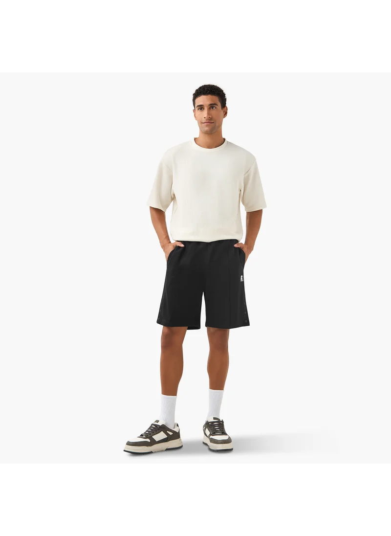 ستارتر Starter Button Detail Shorts with Drawstring Closure and Pockets