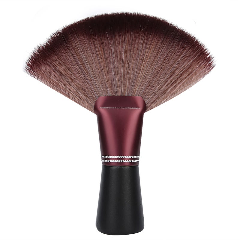 Fan Shape Soft Hairdressing Hair Cutting Broken Hair Sweep Brush Neck Sweep ToolBroken Hair Brush - Image 1