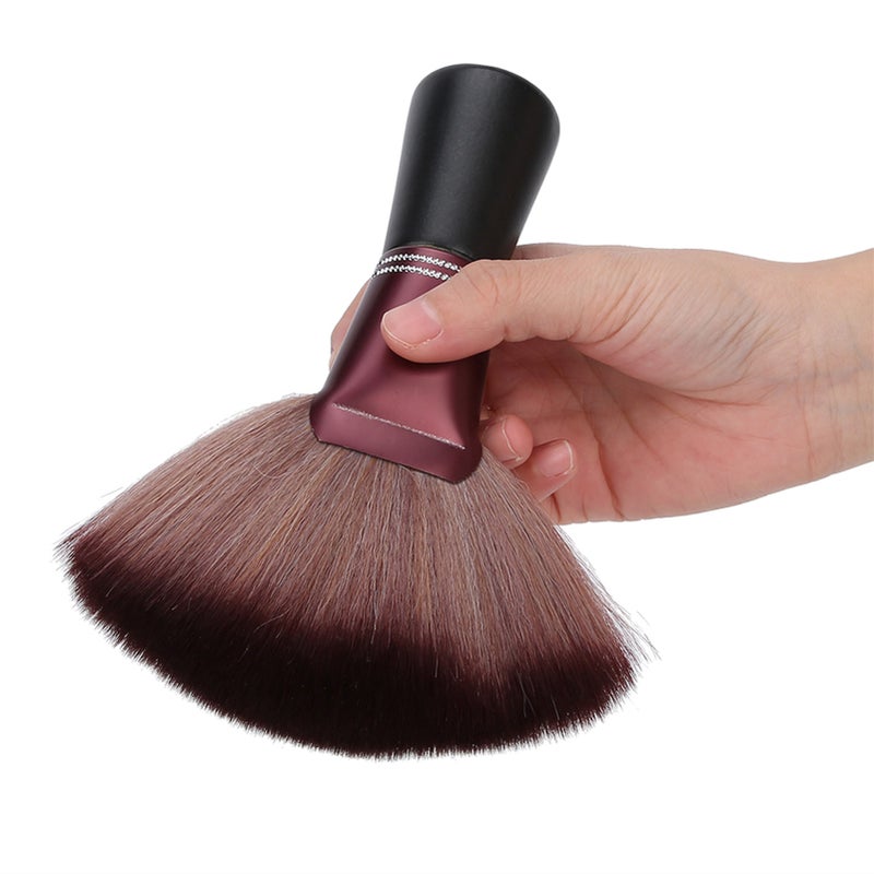 Fan Shape Soft Hairdressing Hair Cutting Broken Hair Sweep Brush Neck Sweep ToolBroken Hair Brush - Image 5
