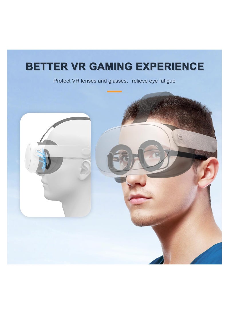 Excefore - Glasses Spacer Protector for Meta Quest 3, Blue Light Blocking Glasses for Oculus Quest 3, VR Protector Accessories Anti-Scratch Ring Prevent Eyeglass from Scratching for Meta Quest 3 - Image 1