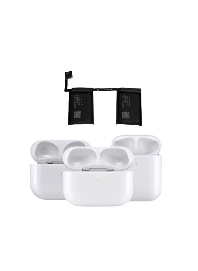 Generic - Suitable For Apple Airpods1 2 3rd Generation Pro Bluetooth Headset Battery Compartment Battery Replacement Original Battery Maintenance-Color:1 Pro2 Compartment Battery - Image 1