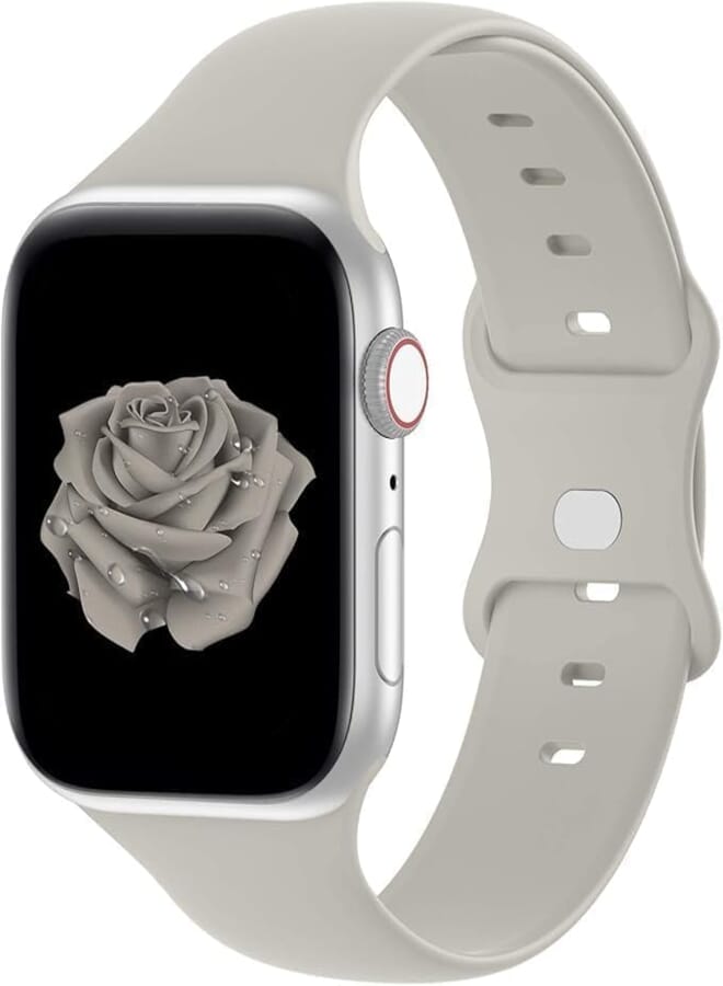 Next Next Store Watch Band 38mm/40mm/41mm, Silicone Sport Strap Stylish and Unique Design with Push Buckle Compatible with iWatch 1/2/3/4/5/6/7/8/9.
