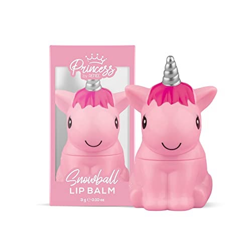 RENEE Princess Snowball Lip Balm Pink 010 oz Shea Butter and Vitamin E Enriched - Image 1