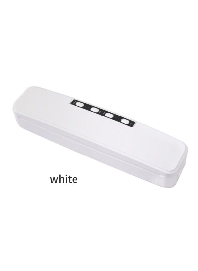 آلة تغليف الطعام بالتفريغ، آلة تغليف الأكياس المنزلية الصغيرة الجديدة لحفظ النضارة (أبيض) - Image 2